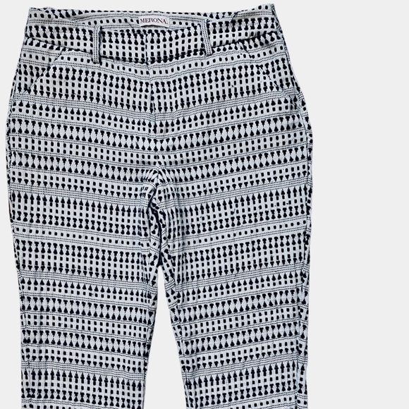 Merona Classic Fit Women Pants , Retro Geometric Pattern Classic Fit Jeans - Picture 6 of 14